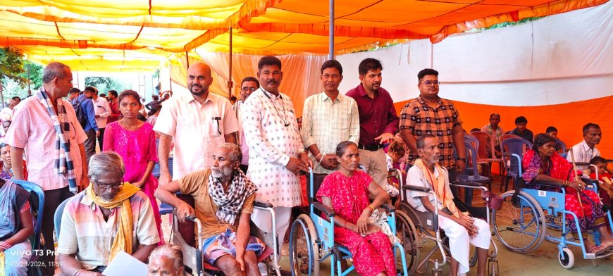 କୋକସରାରେ ବ୍ଲକସ୍ତରୀୟ ଭୀମଭୋଇ ଭିନ୍ନକ୍ଷମ ସାମର୍ଥ୍ୟ ଶିବିର: ୩୮୧ ହିତାଧିକାରୀ ଉପକୃତ