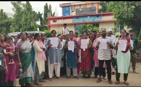 କାର୍ଯ୍ୟବନ୍ଦ ଆନ୍ଦୋଳନରେ ୧୫୦ରୁ ଊର୍ଦ୍ଧ୍ୱ କର୍ମଚାରୀ, ଜିଲ୍ଲା ମୁଖ୍ୟ ଚିକିତ୍ସାଳୟରେ ସେବା ବ୍ୟାହତ